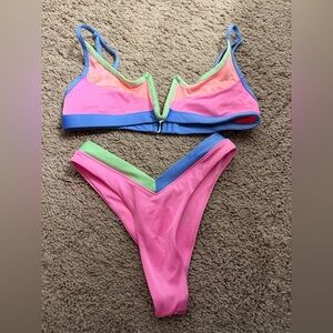OneOne Neon Pink Bikini Set